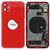 For iPhone/iPad (AP110024RPSP-C) Rear Cover (Pulled C) incl. small parts - Red, For iPhone 11 | Techbox