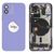 For iPhone/iPad (AP120024PPSP-B) Rear Cover (Pulled B) incl. small parts - Purple, For iPhone 12 - Smartphone Covers & Frames - Smartphone - Techbox