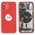 For iPhone/iPad (AP120024RPSP-C) Rear Cover (Pulled C) incl. small parts - Red, For iPhone 12 - Smartphone Covers & Frames - Smartphone - Techbox