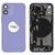 For iPhone/iPad (AP12M0024PPSP-B) Rear Cover (Pulled B) incl. small parts - Purple, For iPhone 12 mini - Smartphone Covers & Frames - Smartphone - Techbox