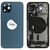 For iPhone/iPad (AP12P0024BLPSP-C) Rear Cover (Pulled C) incl. small parts - Blue, For iPhone 12 Pro - Smartphone Covers & Frames - Smartphone - Techbox