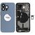 For iPhone/iPad (AP13P24BLPSP) Rear Cover (Pulled, with small parts) - Blue, for iPhone 13 Pro Quality: A-grade - Smartphone Covers & Frames - Smartphone - Techbox