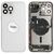 For iPhone/iPad (AP13PM0024SPSP) Rear Cover (Pulled, with small parts) - Silver, for iPhone 13 Pro Max Quality: A-grade - Smartphone Covers & Frames - Smartphone - Techbox