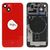 For iPhone/iPad (AP14PL0024RPG-C) Back Glass (Pulled C) - Red, For iPhone 14 Plus | Techbox