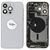 For iPhone/iPad (AP14PM0024SPSP-B) Rear Cover (Pulled B) incl. small parts - Silver, For iPhone 14 Pro Max - Smartphone Covers & Frames - Smartphone - Techbox