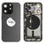 For iPhone/iPad (AP15P0024BPSP-C) Rear Cover (Pulled C) incl. small parts - Black, For iPhone 15 Pro - Smartphone Covers & Frames - Smartphone - Techbox