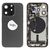 For iPhone/iPad (AP15P24BPSP) Rear Cover - Black Titanium (Pulled incl middle frame), for model iPhone 15 Pro (incl. smallparts) - Smartphone Covers & Frames - Smartphone - Techbox