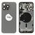 For iPhone/iPad (AP15PM24GRP) Rear Cover - Natural Titanium (Pulled incl middle frame), for model iPhone 15 Pro Max (with buttons and without smallparts) - Smartphone Covers & Frames - Smartphone - Techbox