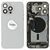 For iPhone/iPad (AP15PM24WPSP) Rear Cover - White Titanium (Pulled incl middle frame), for model iPhone 15 Pro Max (incl. smallparts) - Smartphone Covers & Frames - Smartphone - Techbox