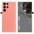 Samsung (GH82-27457H) Back Glass - Red, Galaxy S22 Ultra; SM-S908B - Smartphone Covers & Frames - Smartphone - Techbox