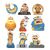 I Am Not Fat Tiger Long Teng Hu Yue Series Mini Figures 9 cm Display (8) - Figurines - Collectibles - Techbox