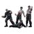 Zombie Dark Source Action Figures 4-Pack Security Guards 8 cm |  Techbox