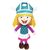 Vicky The Viking plush toy 50cm