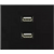 Shelly USB Charger – Black (for Wall Display Stand) / Electronics