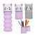 Topmodel - Silicon Pencil Tube BLOOMING KITTY - Grey and Purple / Toys