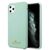 Guess GUHCN58LSLMGG iPhone 11 Pro zielony/green hard case Silicone Vintage Gold Logo | Techbox