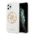 Guess GUHCN65TPUWHGLG iPhone 11 Pro Max white/white hard case Glitter 4G Circle Logo | Techbox