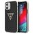 Guess GUHCP12SPCUMPTBK iPhone 12 5,4" czarny/black hardcase Metallic CollectionGuess / GUE000837 - Apple Cases - Cases - Techbox