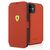 Ferrari FESPEFLBKP12SRE iPhone 12 mini 5,4" czerwony/red book On Track Perforated - Apple Cases - Cases - Techbox