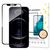 Wozinsky Super Durable Full Glue Tempered Glass Full Coverage with Frame Case Friendly iPhone 16e / 14 / 13 Pro / iPhone 13 Black | Techbox
