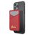 Guess Wallet Card Slot GUWMSSASLRE MagSafe Saffiano red/red | Techbox