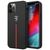 Ferrari FEOMSHCP12LBK iPhone 12 Pro Max black / black hardcase Off Track Leather Nylon Stripe - Apple Cases - Cases - Techbox