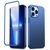 Joyroom 360 Full Case front and back cover for iPhone 13 Pro Max + tempered glass screen protector blue (JR-BP928 blue) | Techbox