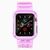 Silicone Band Strap Bracelet Case Strap Light Set for Apple Watch 40mm - Red | Techbox