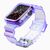 Silicone Band Strap Bracelet Case Strap Light Set for Apple Watch 44mm - Purple | Techbox