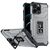 Crystal Ring Case Kickstand Tough Rugged Cover for iPhone 13 Pro black - Apple Cases - Cases - Techbox