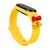 Strap Xmas for Xiaomi Mi Band 3 / 4 Christmas Silicone Bracelet Strap with Bells - Yellow | Techbox