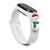 Strap Xmas for Xiaomi Mi Band 3 / 4 Christmas Silicone Strap Bracelet with Snowman - White | Techbox