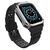 Protect Strap Band Band with Case for Watch 7/6/5/4/3/2 / SE (41/40 / 38mm) Case Armored Watch Cover Black - Accessories - Smartwatches & Accessories - Techbox
