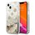 Guess GUHCP13SLGPEGO iPhone 13 mini 5,4" zÅ‚oty/gold hardcase Peony Liquid Glitter - Apple Cases - Cases - Techbox