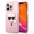 Karl Lagerfeld KLHCP13XKHTUGLP iPhone 13 Pro Max 6,7" różowy/pink hardcase Glitter Karl`s Head | Techbox