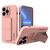Wozinsky Kickstand Case iPhone 13 mini pink silicone case with stand | Techbox