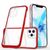 Clear 3in1 Case for iPhone 11 Pro Max Frame Cover Gel Red | Techbox