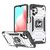 Wozinsky Ring Armor tough hybrid case cover + magnetic holder for Samsung Galaxy A73 silver | Techbox