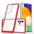 Clear 3in1 Case for Samsung Galaxy A13 5G Frame Gel Cover Red | Techbox
