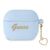 Guess GUA3LSCHSB AirPods 3 cover blue/blue Silicone Charm Heart Collection | Techbox