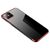 Clear Color case Gel TPU cover with a metallic frame for Xiaomi Redmi Note 11S / Note 11 red | Techbox
