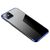 Clear Color case TPU gel cover with a metallic frame for Samsung Galaxy S22 Ultra blue | Techbox
