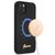 Guess GUHMP13MLSLMGBK iPhone 13 6.1" black/black hardcase Silicone Script Gold Logo Magsafe | Techbox