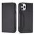 Magnet Card Case for iPhone 12 Pro Pouch Card Wallet Card Holder Black | Techbox