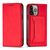 Magnet Card Case for iPhone 13 Pro Pouch Card Wallet Card Holder Red - Apple Cases - Cases - Techbox