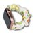 Fabric band for Apple Watch 42 / 44 / 45 mm strap bracelet rubber band - kiwi | Techbox