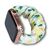 Fabric band for Apple Watch 42 / 44 / 45 mm strap bracelet rubber band - pineapple | Techbox