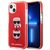 Karl Lagerfeld KLHCP13STPE2TR iPhone 13 mini 5,4" hardcase czerwony/red Karl&Choupette Head | Techbox