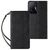 Magnet Strap Case Case for Xiaomi Redmi Note 11 Pro Pouch Wallet + Mini Lanyard Pendant Black | Techbox