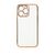 Lighting Color Case for Samsung Galaxy A13 5G gold frame gel cover white | Techbox